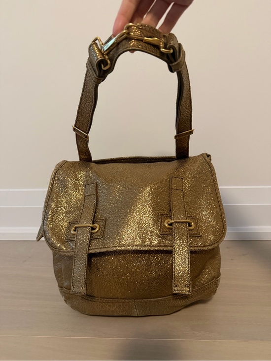 Yves Saint Laurent Handbags - Gold Metallic Women's Satchel Bag